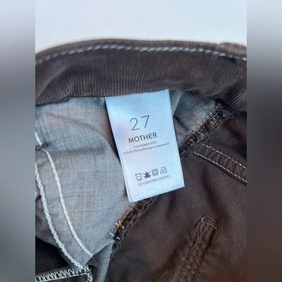 MOTHER The Hustler Ankle Fray Hopscotch Mole Size 27